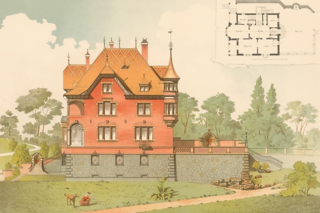 Photo Building blueprint